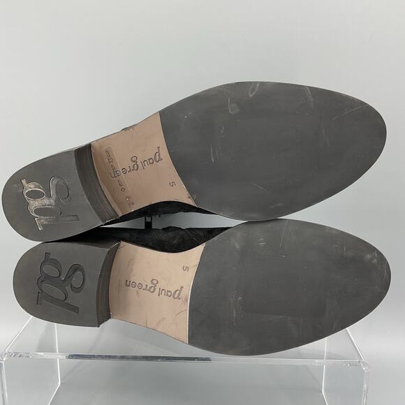 NEW Paul Green Women’s Suzette Block Heel Booties Black Size 7.5 - Picture 8 of 10